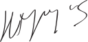 A scrawled