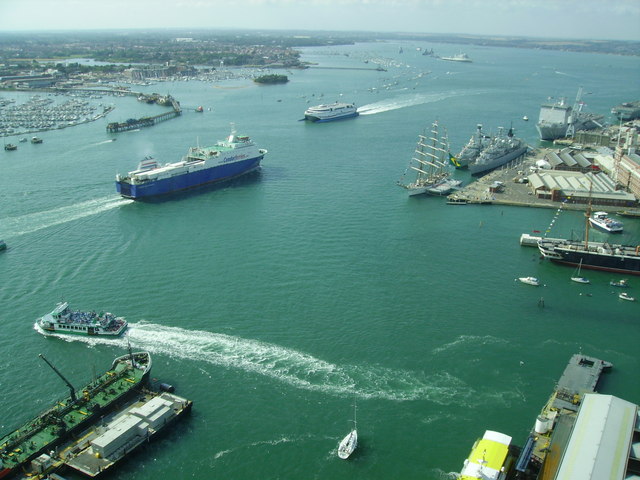 File:A busy scene with ferries - geograph.org.uk - 1306443.jpg