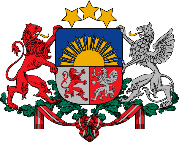 File:Coat of Arms of Latvia.svg