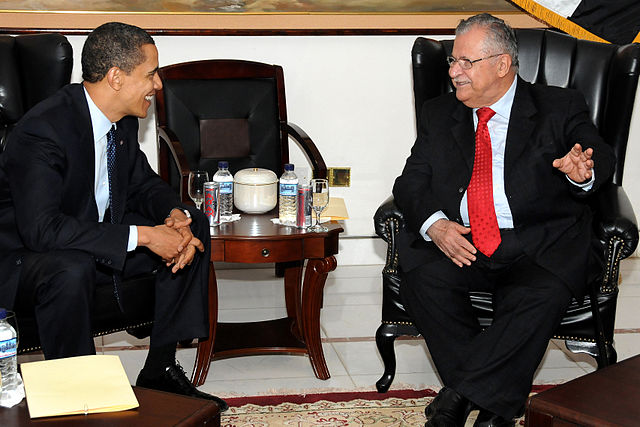 File:Barack Obama & Jalal Talabani in Baghdad 4-7-09.JPG