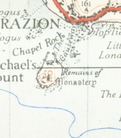 File:St Michael's Mount map 1946.png