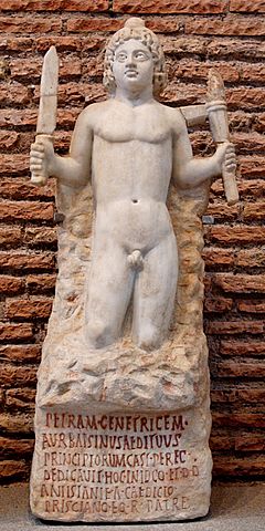 File:Mithras petra genetrix Terme.jpg