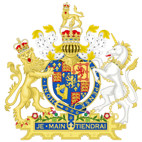 File:Coat of Arms of England (1694-1702).svg