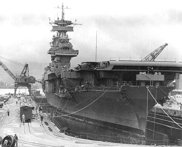 File:G13065 USS Yorktown Pearl Harbor May 1942.jpg