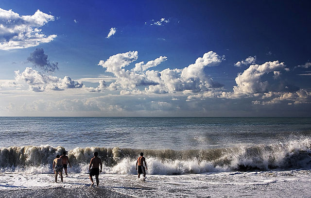 File:Black Sea Coast of Batumi, Georgia (Europe).jpg