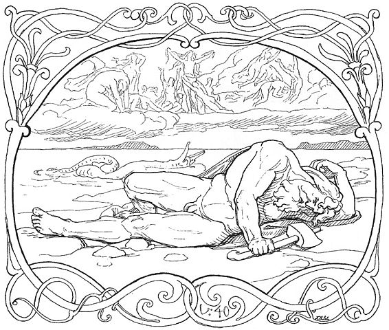 File:The death of Thor and J&ouml;rmungandr by Fr&oslash;lich.jpg
