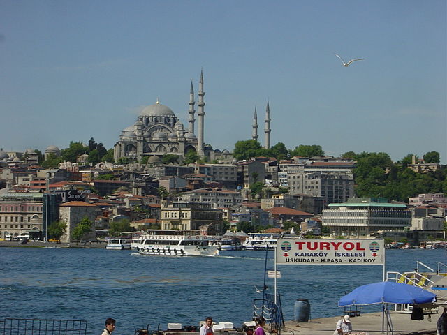 File:Istanbul - S&uuml;leymaniye camii dal Corno d'oro - Foto G. Dall'Orto 28-5-2006.jpg