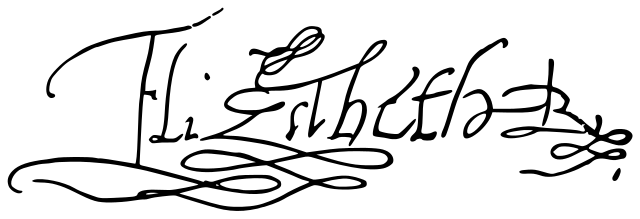 File:Autograph of Elizabeth I of England.svg