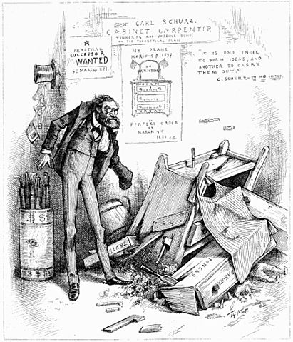 File:Schurz Departing Interior Department.jpg