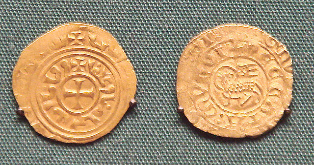 File:Gold augustale of Emperor Frederik II as King of Sicily 1198 1250.jpg