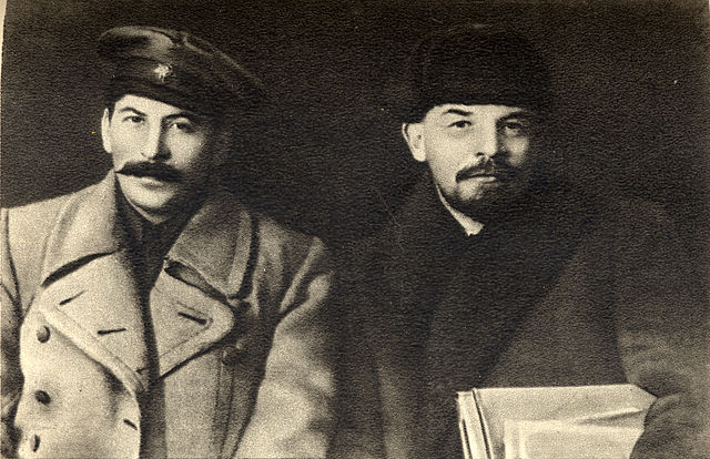 File:Vladimir Lenin and Joseph Stalin, 1919.jpg