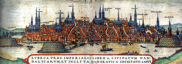 File:Lubeka kolorowa litografia książkowa XIVw.jpg