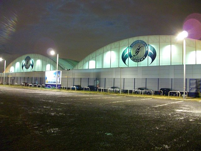 File:David Beckham Academy London at night.jpg