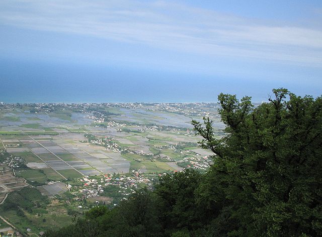File:Caspian sea from namak abrood.jpg