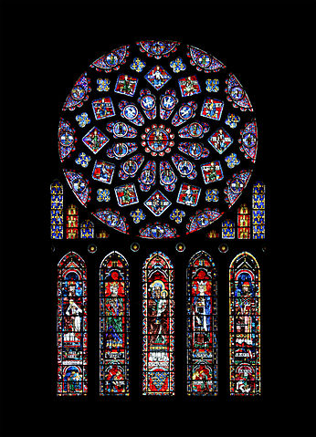 File:Chartres - cath&eacute;drale - rosace nord.jpg