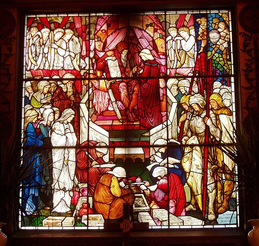 File:David's Charge to Solomon, by Burne-Jones and Morris, Trinity Church, Boston, Massachusetts.JPG