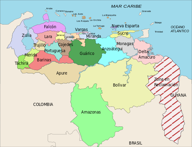 File:Venezuela Division Politica Territorial.svg