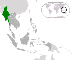 Location of &nbsp;Burma&nbsp;&nbsp;(green)in ASEAN&nbsp;&nbsp;(dark grey)&nbsp; &mdash;&nbsp; [Legend]